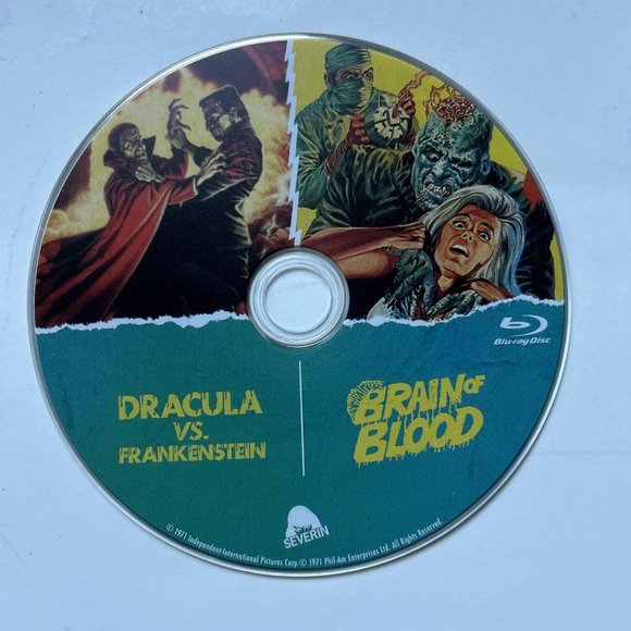 Severin Dracula vs. Frankenstein / Brain of Blood Blu-ray signed Zandor Vokov-LE - Picture 5 of 6